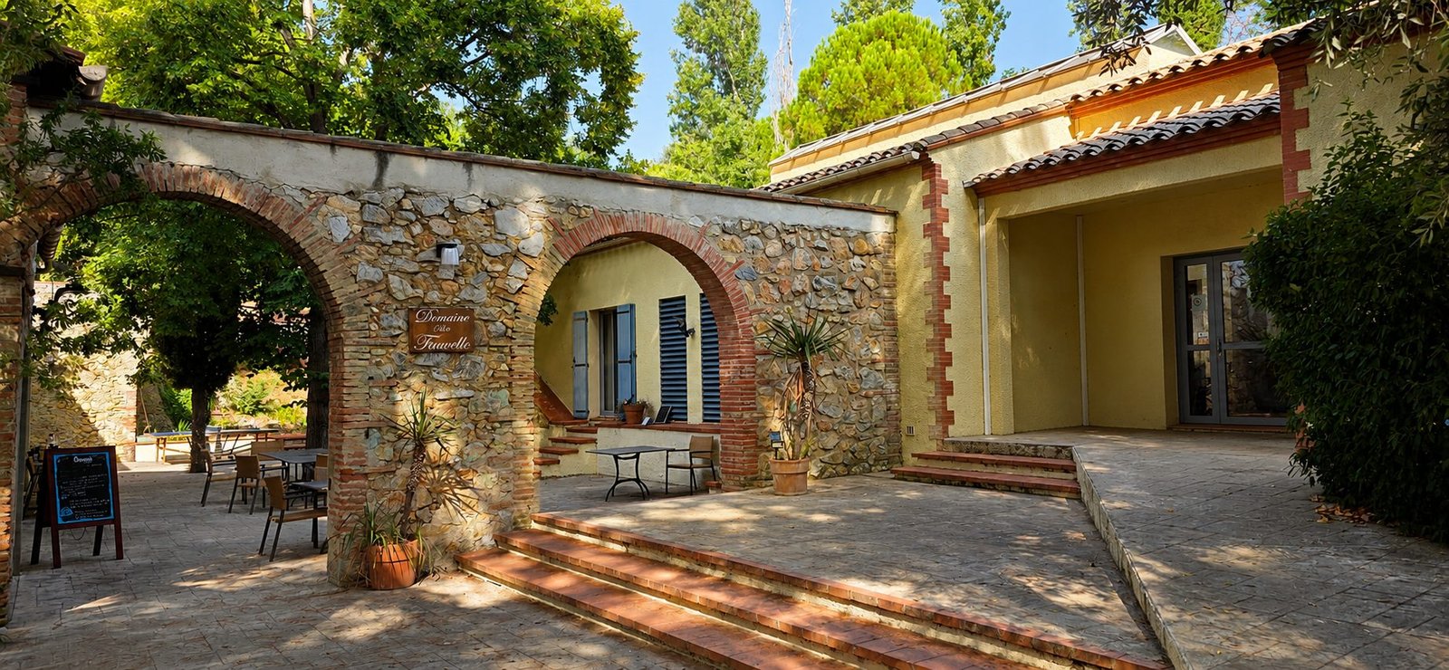 L'entrée du domaine